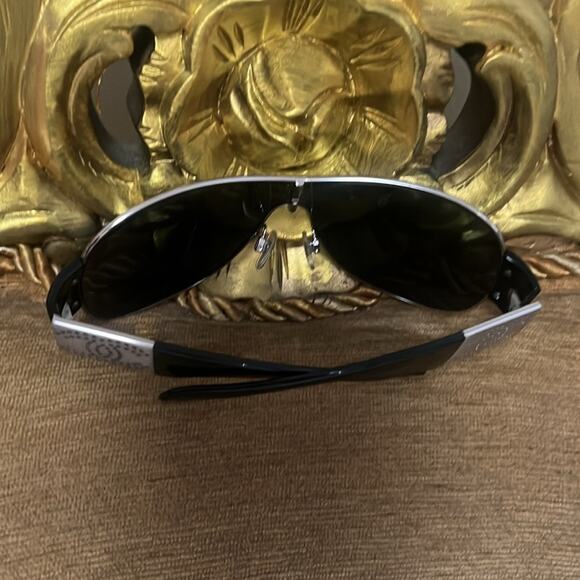 Chanel Aviator 4154 Black Wraparound design Sunglasses - Picture 9 of 9